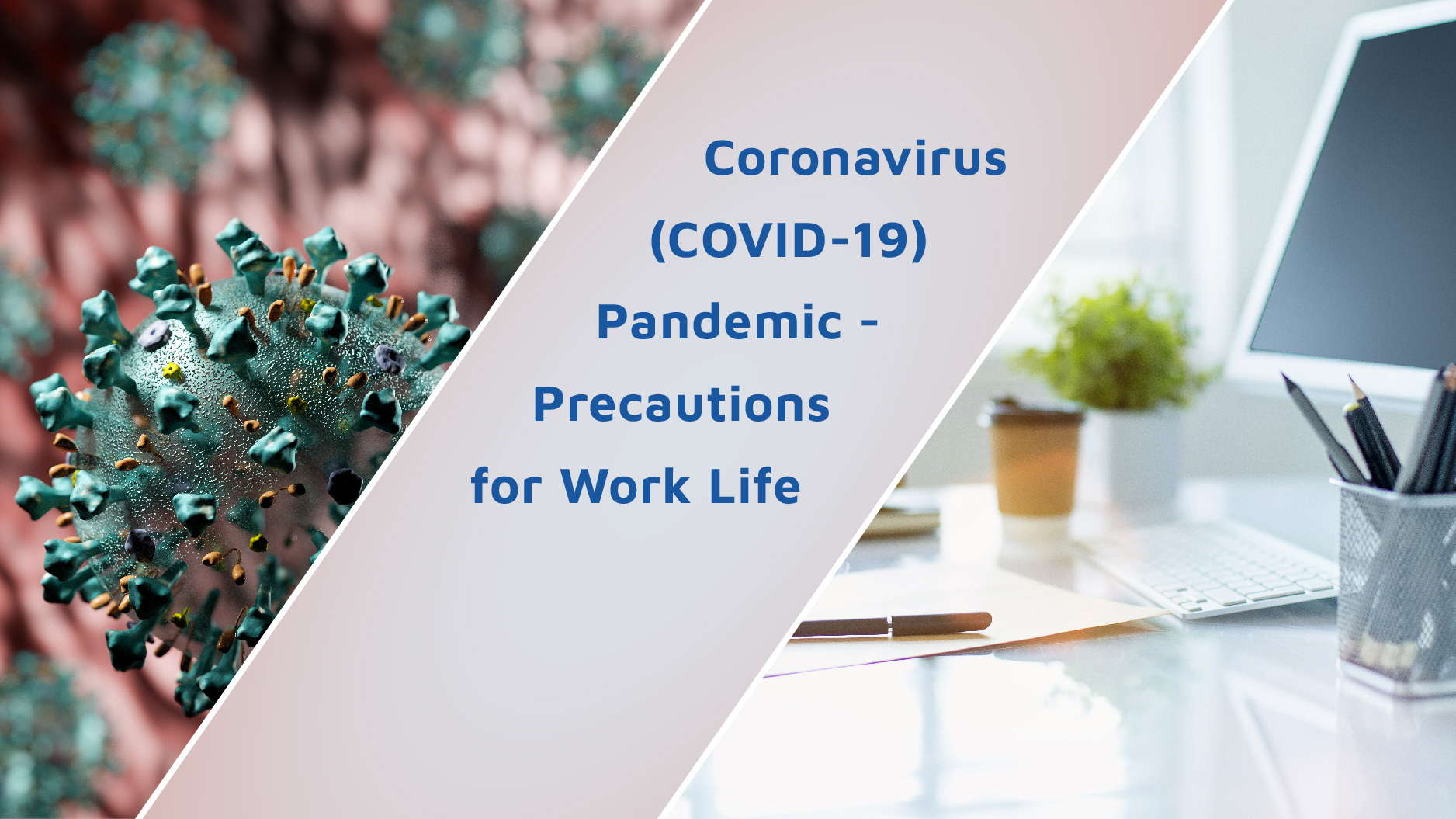 Coronavirus (COVID-19) Pandemic - Precautions for Work Life
