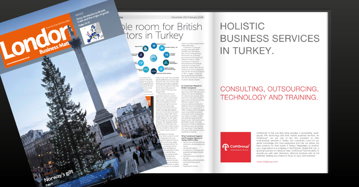 CottGroup® London Business Matters Dergisinde