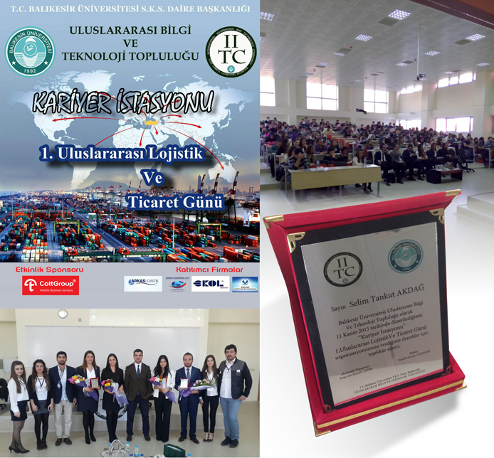 CottGroup, Balıkesir Üniversitesi Uluslararası Bilgi Lojistik ve Ticaret Günü Ana Sponsoru