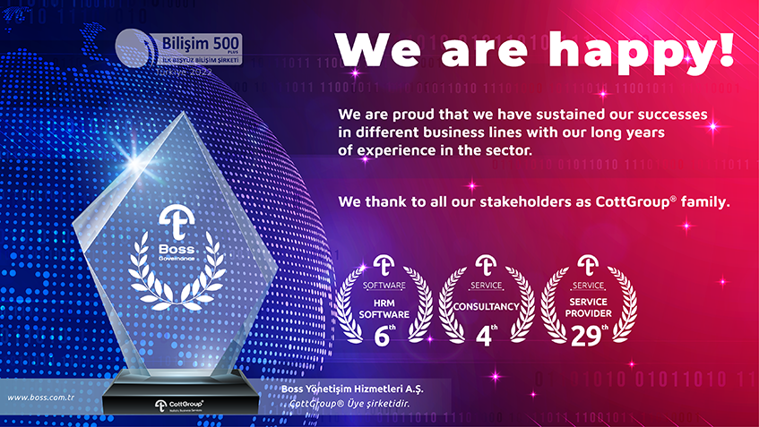 Boss Governance Continues to Rise in Bilişim 500 Lists Boss Governance Continues to Rise in Bilişim 500 Lists