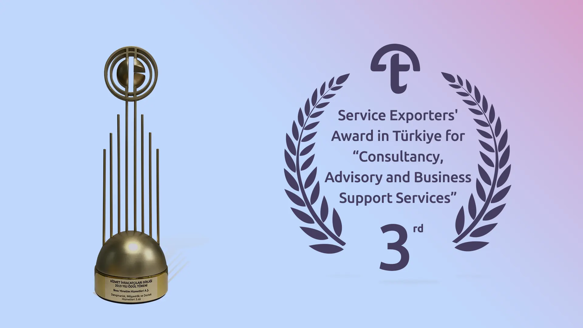 Service Exporters' Association 3rd Prize 