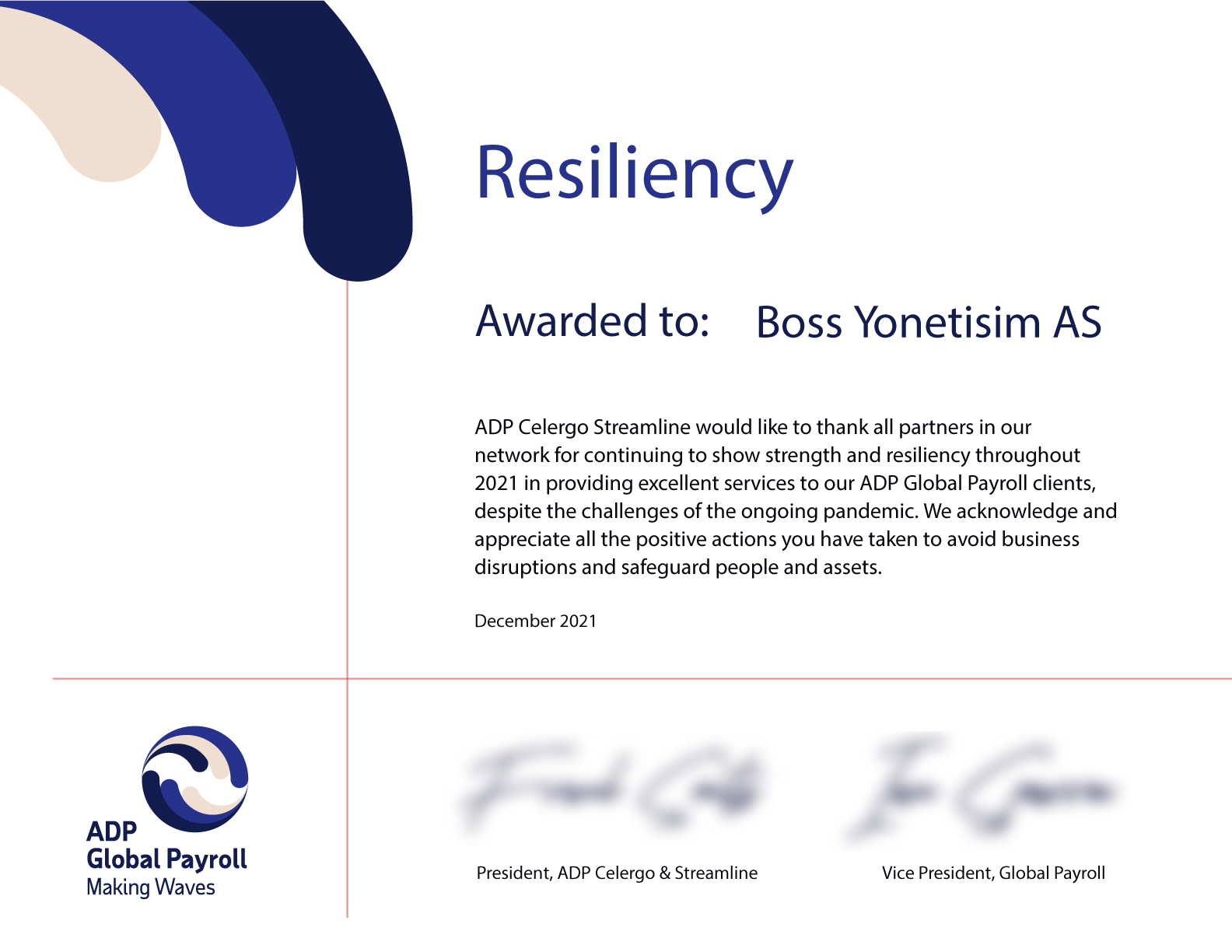 ADP - Boss Resiliency