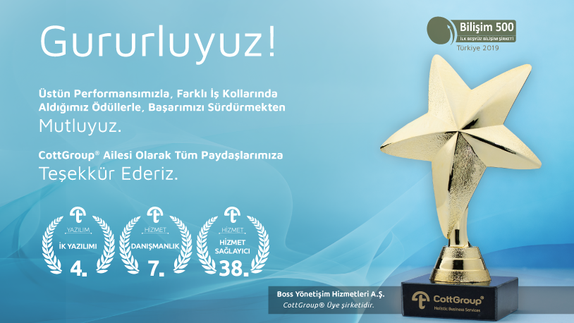 Boss Yönetişim - Bilişim 500 Ödülleri Boss Yönetişim - Bilişim 500 Ödülleri