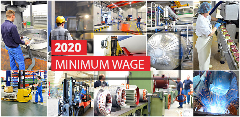 2020 Minimum Wage & the Minimum Subsistence Allowance Rates (MSA)