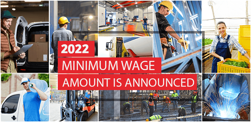 2022 I. Period Minimum Wage and Legal Parameter Updates