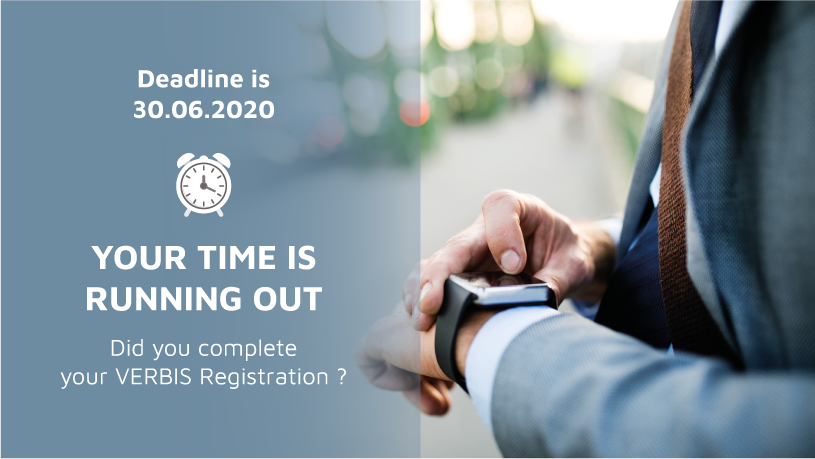 The Deadline for VERBIS Registration is 30.06.2020