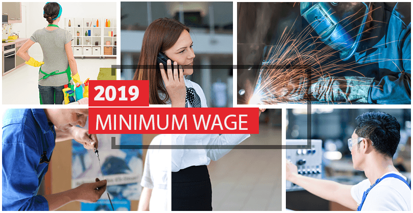 2019 Minimum Wage & the Minimum Subsistence Allowance Rates (MSA)