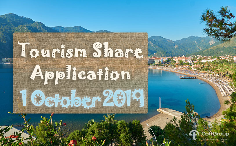 Tourism Share Application Is Starting on 1 October 2019